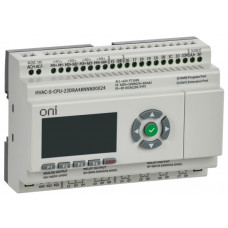 ПЛК ONI HVAC S ЦПУ 8DI 8DO 1AI 4PT 2AO LED RS485 24В DC