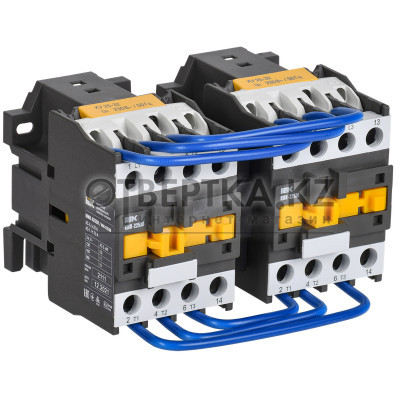 Контактор КМИ-22530 реверс 25А 230В/АС3 2NO IEK KKM23-025-230-20-1