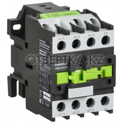 Контактор КМИе-22511 25А 230В/АС3 1NC GENERICA KKME21-025-230-01