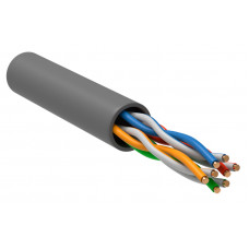 ITK Витая пара U/UTP кат.5E 4х2х24AWG solid LSZH нг(А)-HF серый (305м) РФ/Т LC1-C5E04-121-T-R ITK Витая пара U/UTP кат.5E 4х2х24AWG solid LSZH нг(А)-HF серый (305м) РФ/Т LC1-C5E04-121-T-R