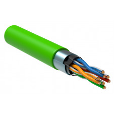 ITK Витая пара F/UTP кат.5E 4x2х24AWG solid LSLTx нг(А)-LSLTx зеленый (305м) LC1-C5E04-322 в Таразе