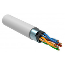 ITK Витая пара F/UTP кат.5E 4х2х24AWG solid PVCLS нг(А)-LSLTx белый (305м) LC1-C5E04-328 в Таразе