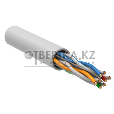 Витая пара U/UTP кат.6 4х2х23AWG solid PVCLS нг(А)-LSLTx белый (305м) ITK LC1-C604-128
