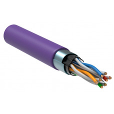ITK Витая пара F/UTP кат.6 4х2х23AWG solid LSZH нг(А)-HF фиолетовый (305м) LC1-C604-326 в Таразе