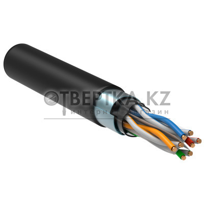 Витая пара F/UTP кат.6 4х2х23AWG solid LSZH нг(А)-HF черный (305м) ITK LC3-C604-329