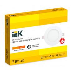 Светильник IEK ДВО 1601 LED 7Вт 3000 IP20 LDVO0-1601-1-7-K01