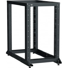 LINEA F Стойка двухрамная 33U 600х600-1000мм черная ITK LF05-33U61-2GM в Костанае