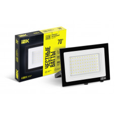 Прожектор светодиодный СДО 06-70 IP65 4000К черный IEK LPDO601-070-40-K02
