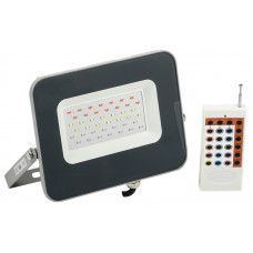 Прожектор IEK СДО 07-30RGB multicolor IP65 LPDO7RGB-01-30-K03