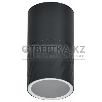 Светильник уличный 5110 потолочный под лампу GU10 IP65 черный IEK LT-UPU0-5110-GU10-1-K02