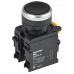 Кнопка с фиксацией d=22мм 1NO1NC чёрная MASTER IEK MI-BT60-11T-3-21-K02