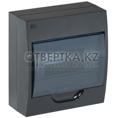 KREPTA 3 Корпус пластиковый ЩРН-П-8 IP41 черный IEK MKP12-N-08-41-K02 