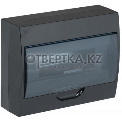 KREPTA 3 Корпус пластиковый ЩРН-П-12 IP41 черный IEK MKP12-N-12-41-K02 