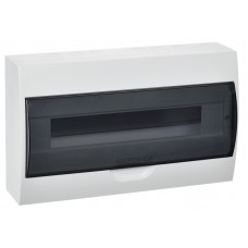Корпус пластиковый ЩРН-П-18 черная прозрачная дверь IP41 GENERICA MKP12-N-18-41-G