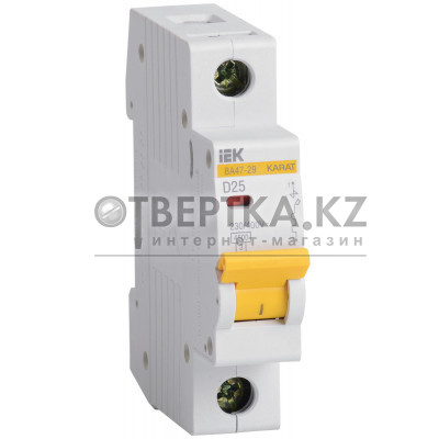 KARAT Автоматический выключатель ВА47-29 1P D 25А 4.5кА IEK MVA20-1-025-D