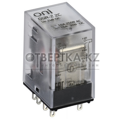 Реле общего назначения OGR-2 2C 24В DC ONI OGR-2-2C-DC24V 