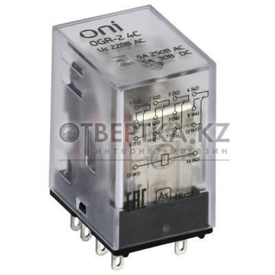 Реле общего назначения OGR-2 4C 220В AC ONI OGR-2-4C-AC220V 