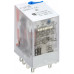 Реле интерфейсное ORM-1 4C 24В DC со светодиодом и тестовой кнопкой ONI ORM-1-4C-DC24V-L-B 