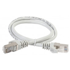 Коммутационный шнур (патч-корд) кат.6 FTP LSZH 1м серый ITK PC01-C6FL-1M в Усть-Каменогорске