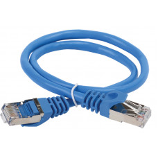 Коммутационный шнур (патч-корд) кат.5E FTP LSZH 1м синий ITK PC03-C5EFL-1M в Усть-Каменогорске