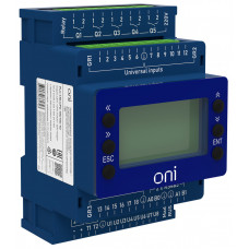 ПЛК 150 Модуль ЦПУ 18 UI 6 UIO 2 UO 7 DO 24В DC с экраном ONI PLC-150-CPU-18U15U-1D в Актобе