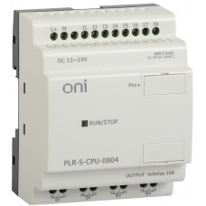 Логическое реле ONI PLR-S ЦПУ 8 4 0..10 В DC 4 до 10А RTC 64 12-24 В DC PLR-S-CPU-0804