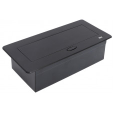 PRIMER Блок розеточный с выдвижной крышкой на 6 модулей черный IEK PM-BR51-06-O-K02 в Алматы