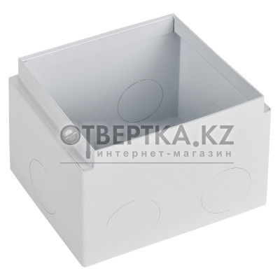 PRIMER Коробка напольная металлическая для лючка на 8 модулей высота 108мм IEK PM-KN10-08-18-M-K03