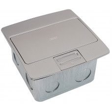 PRIMER Лючок с откидной крышкой неукомплектованный на 3 модуля IP42 нержавеющая сталь IEK PM-LN21-03-O-42-K46 в Актау