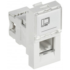 PRIMER РКИ-10-00-П-6 Розетка компьютерная RJ45 UTP кат.6 (1 модуль) белая IEK PR-KK40D-RI-0-1-C06U-K01 в Таразе