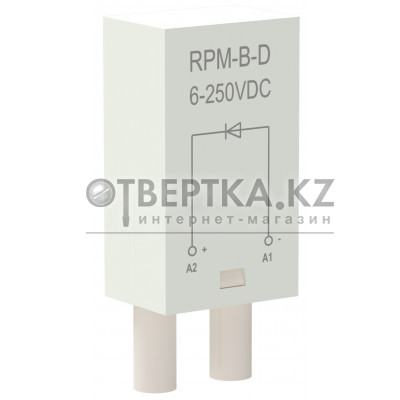 Модуль защиты для реле диод 6-250В DC ONI RPM-B-D-DC6-250V 