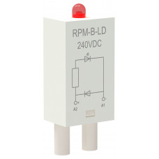 Модуль защиты для реле диодсветодиод 240В DC ONI RPM-B-LD-DC240V  в Уральске