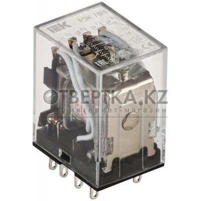 Реле IEK РЭК78/4(MY4) 3А 12В AC RRP20-4-03-012A-LED