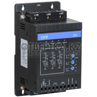 Устройство плавного пуска ONI SFB 3Ф 380В 0,75кВт 1,5A Uупр 110-220В Modbus SFB-33-C075-A-10 SFB-33-C075-A-10 