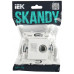 SKANDY Розетка двойная TVRJ45 кат.6 SK-A15W арктический белый IEK SK-AK20-2-K01