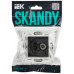 SKANDY Розетка двойная TVRJ45 кат.6 SK-A15T титан IEK SK-AK20-2-K48