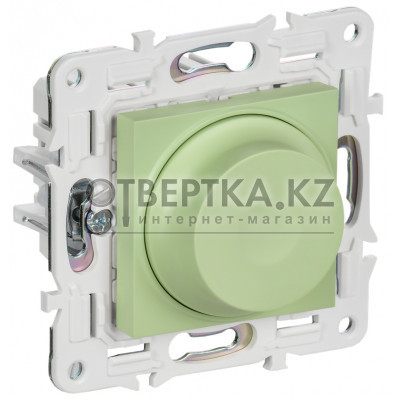 SKANDY Светорегулятор поворотный с индикацией 600Вт SK-D01G мятный IEK SK-D41-0600-K06