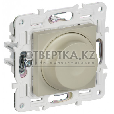 SKANDY Светорегулятор поворотный с индикацией 600Вт SK-D01B бежевый IEK SK-D41-0600-K10