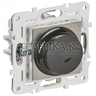 SKANDY Светорегулятор поворотный с индикацией 600Вт SK-D01N металл никель IEK SK-D41-0600-K50