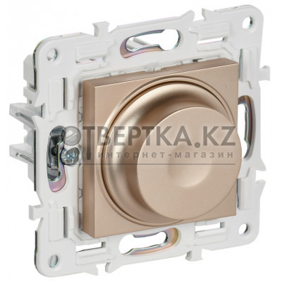 SKANDY Светорегулятор поворотный с индикацией 600Вт SK-D01Sa песочный IEK SK-D41-0600-K98