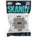 SKANDY Розетка HDMI SK-H01N металл никель IEK SK-H10-K50