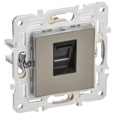 SKANDY Розетка компьютерная RJ45 кат.5E SK-K01N металл никель IEK SK-K10-1-K50 в Уральске