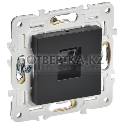 SKANDY Розетка компьютерная RJ45 кат.6 SK-K02Bl черный IEK SK-K10-2-K02