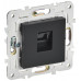 SKANDY Розетка компьютерная RJ45 кат.6 SK-K02Bl черный IEK SK-K10-2-K02