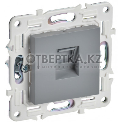 SKANDY Розетка компьютерная RJ45 кат.6 SK-K02Gr серый IEK SK-K10-2-K03