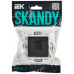 SKANDY Розетка компьютерная RJ45 кат.6 SK-K02T титан IEK SK-K10-2-K48