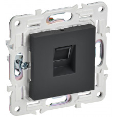 SKANDY Розетка компьютерная RJ45 кат.6 SK-K02G графит IEK SK-K10-2-K53 в Кокшетау
