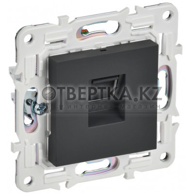 SKANDY Розетка компьютерная RJ45 кат.6 SK-K02G графит IEK SK-K10-2-K53