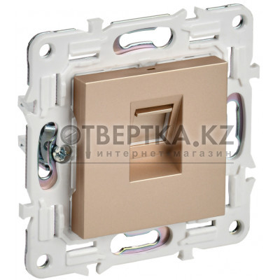 SKANDY Розетка компьютерная RJ45 кат.6 SK-K02Sa песочный IEK SK-K10-2-K98