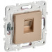 SKANDY Розетка компьютерная RJ45 кат.6 SK-K02Sa песочный IEK SK-K10-2-K98